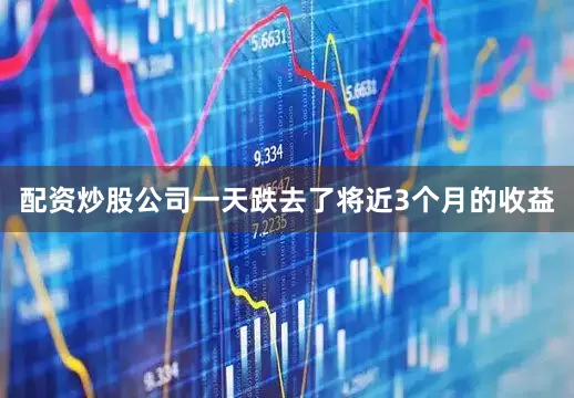 配资炒股公司一天跌去了将近3个月的收益