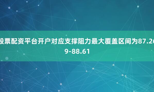 股票配资平台开户对应支撑阻力最大覆盖区间为87.269-88.61